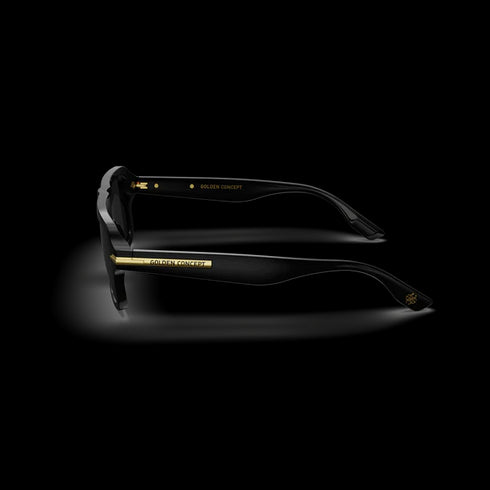Sunglasses - Dude - Black / Gold